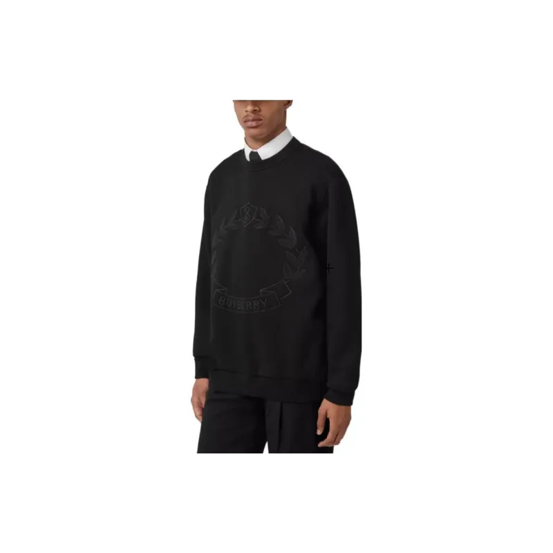 Burberry Oak Leaf embroidery Sweatshirt-3