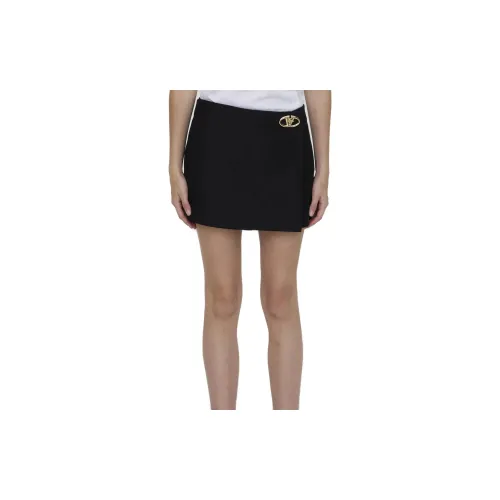 Valentino Casual Short Skirts Women's Black