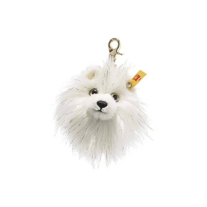 Steiff Animal Steiff PomPom White Dolls Plush Doll 10cm Height-3