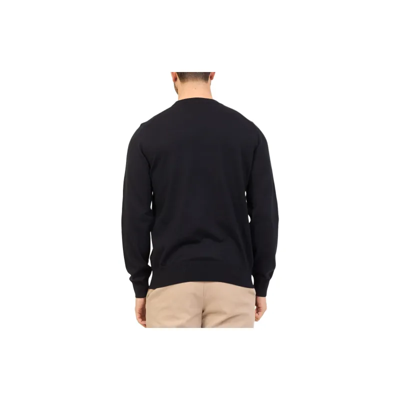 HUGO BOSS Logo Embroidered Crewneck Jumper-3