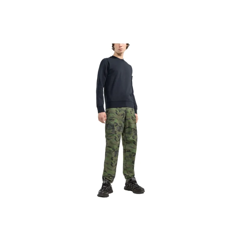 STONE ISLAND Compass appliqué Cotton Sweatshirt-1