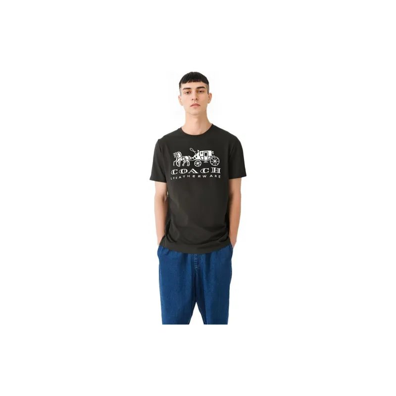 COACH T Shirts Men Black-3
