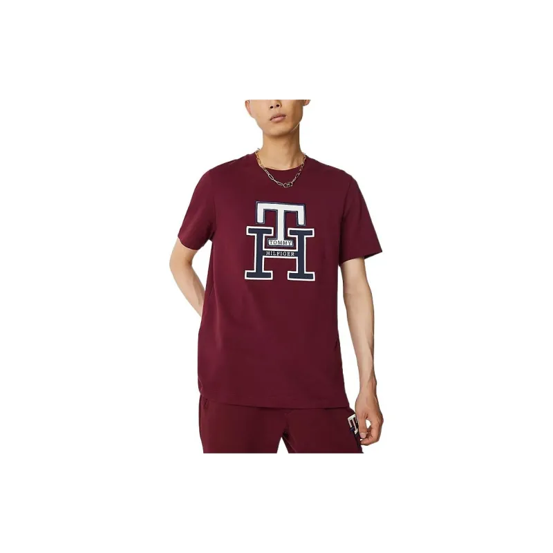Tommy Hilfiger FW22 T Shirt Men's Red-3