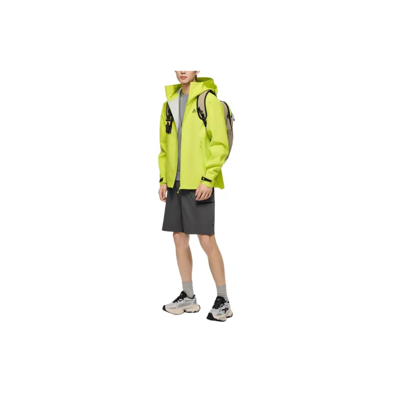 Anta Windproof Windbreaker Jacket Unisex Signed Yellow-1