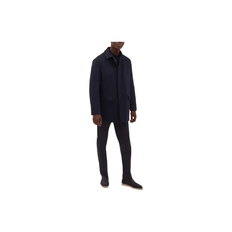Loro Piana Walton Coat Jackets Coats Men's Marine Blue-3
