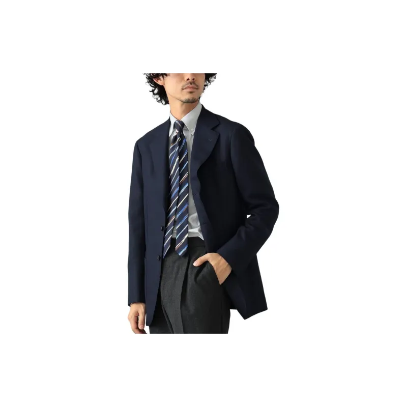 Beams Jackets Coats Men's Marine Blue-9