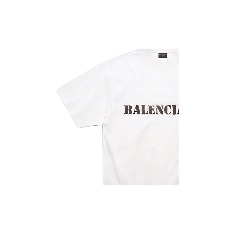 Balenciaga SS24 T Shirt Loose Fit Style Men's White-6
