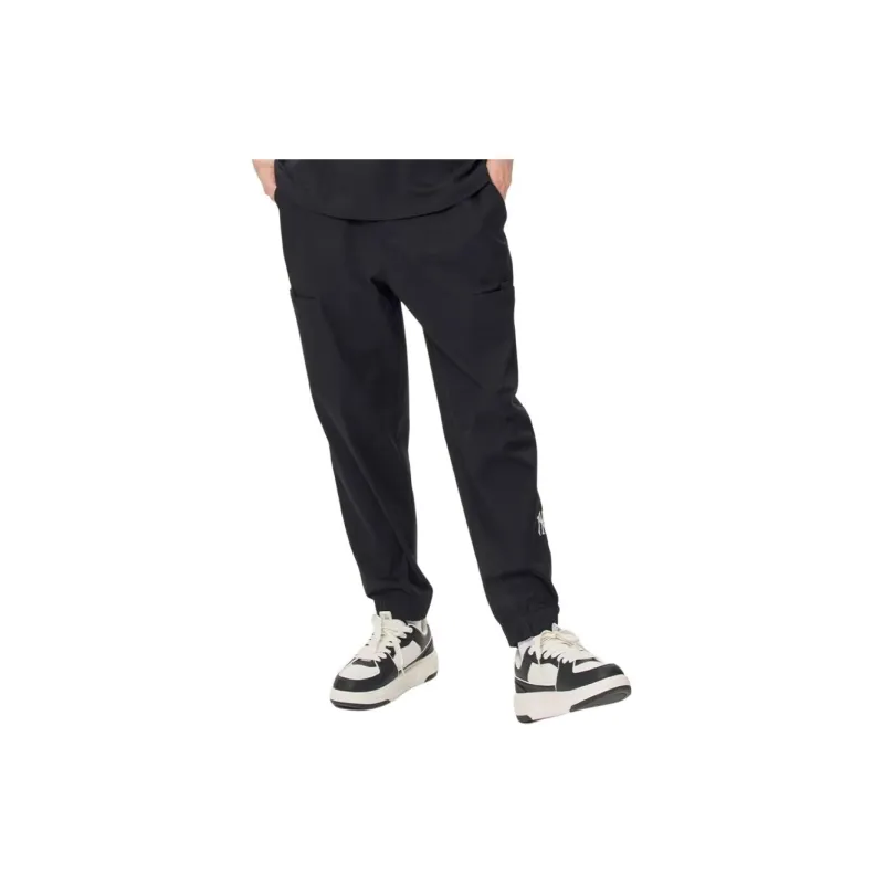 MLB New York Yankees Knitted Sweatpants Men Black-2