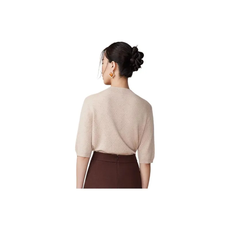 BBLLUUEE Sweater Women's Vanilla Apricot-1