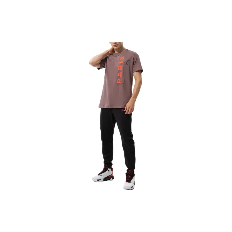 Nike T-Shirts Men Dark Brown-3