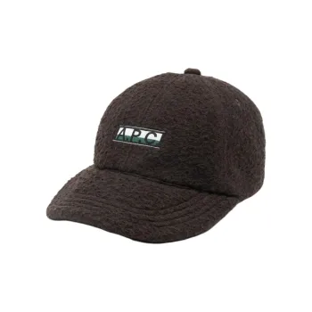 A.P.C Logo Patch Brushed Cap