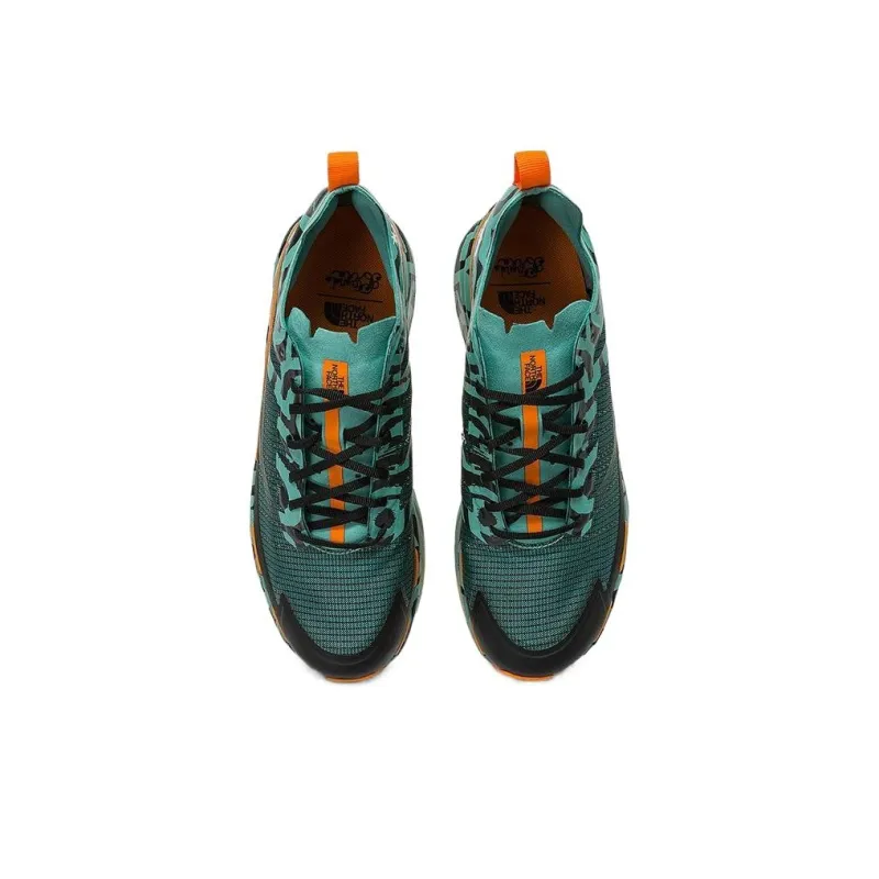 THE NORTH FACE Wear-Resistant Mid-Top Running Shoes Men's Green-2