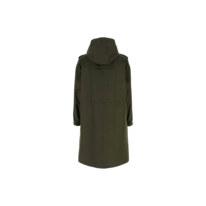 Valentino Trench Coat Men's Green-1