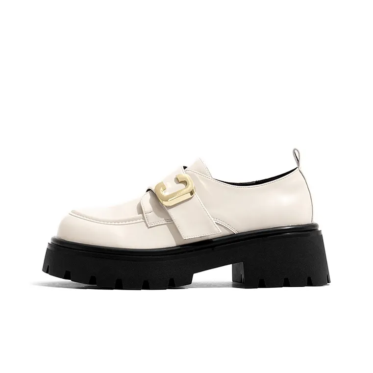 Old Meow Fashion Versatile Comfortable Height Increasing Loafers 5.5cm Women's-3