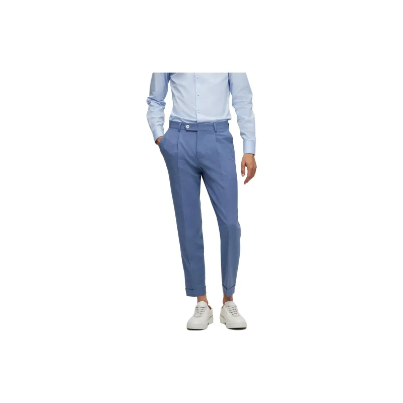 HUGO BOSS Casual Pants Men Light Blue-2