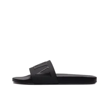 Valentino Vltn Rubber Slide Sandal Black