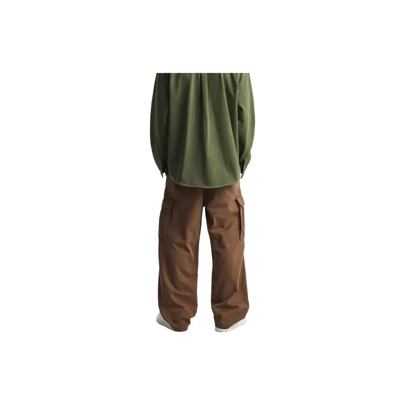 ZARA Cargo Pants Men Light Brown-3