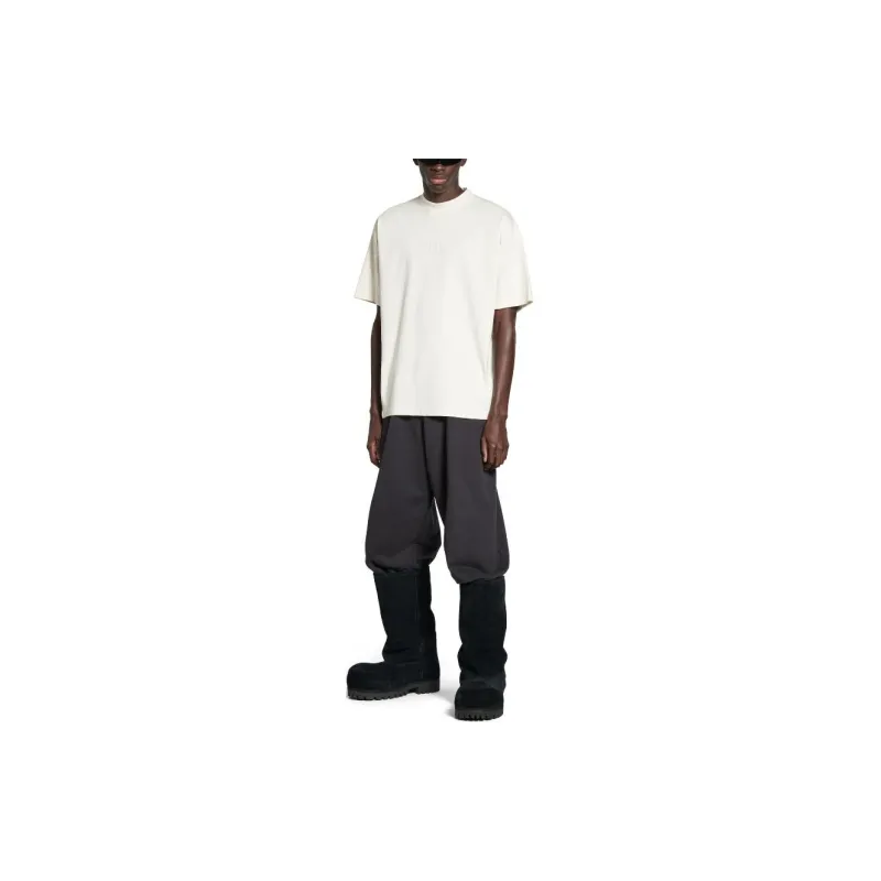 Balenciaga Logo Embroidered T Shirt-2