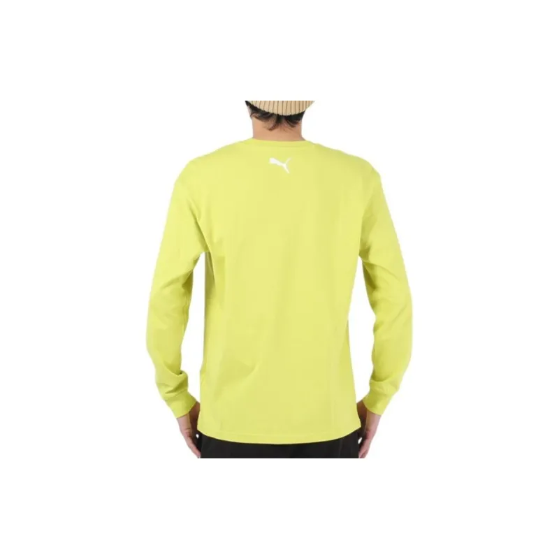 PUMA T Shirts Men Yellow-2