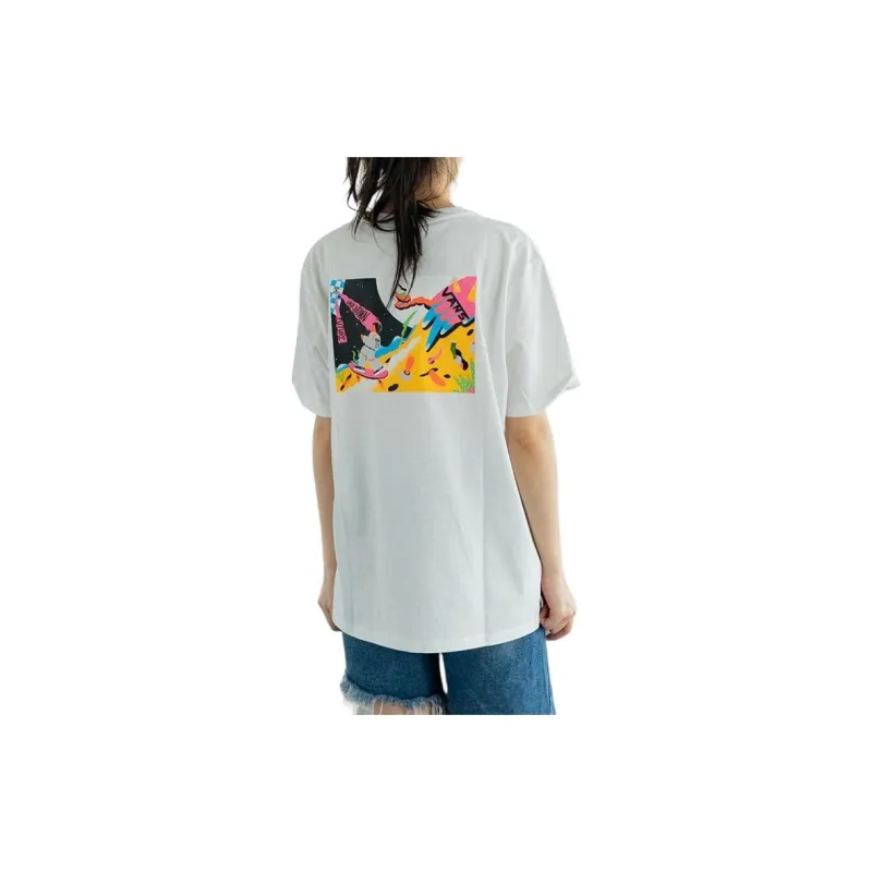 Vans x Nichinichi Art Collection Short T Shirt Unisex White-3