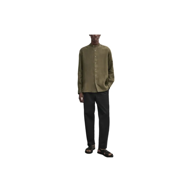 Massimo Dutti Shirt Men's Green-2