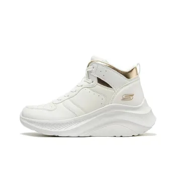 Skechers BOBS Sport Slip-Resistant Mid-Top Casual Shoes Women's White