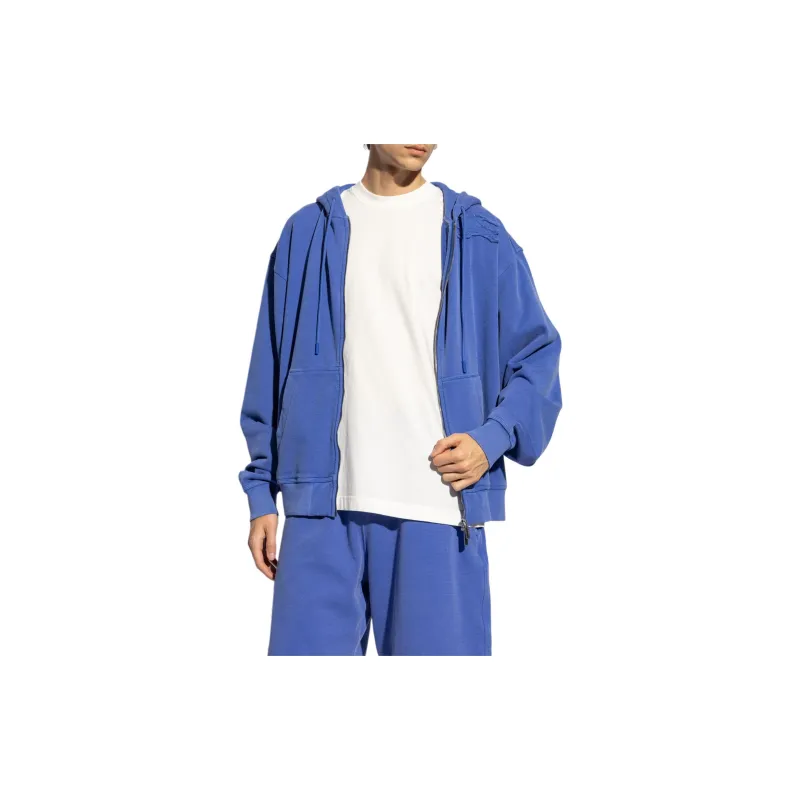 Burberry Ekd Patch Zip Up Drawstring Hoodie-2