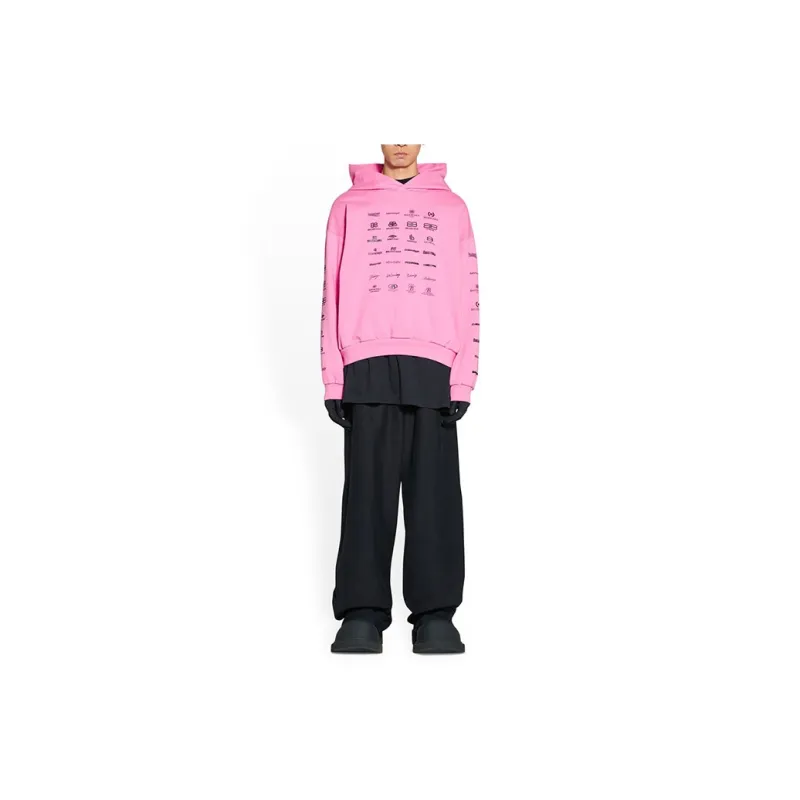 Balenciaga Sweatshirts Unisex Pink-2