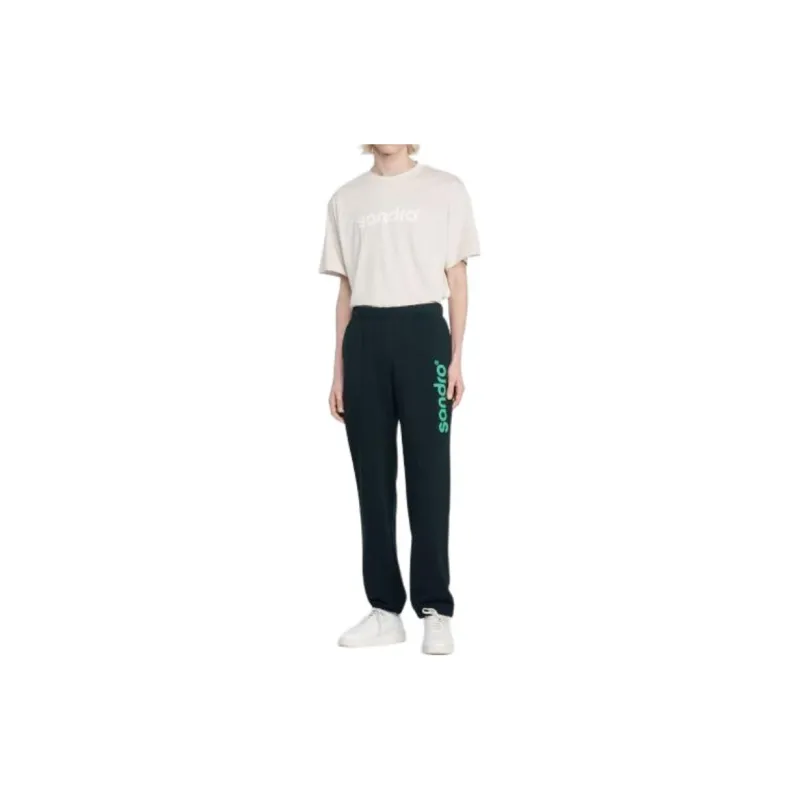 Sandro Casual Pants Men's Green-2