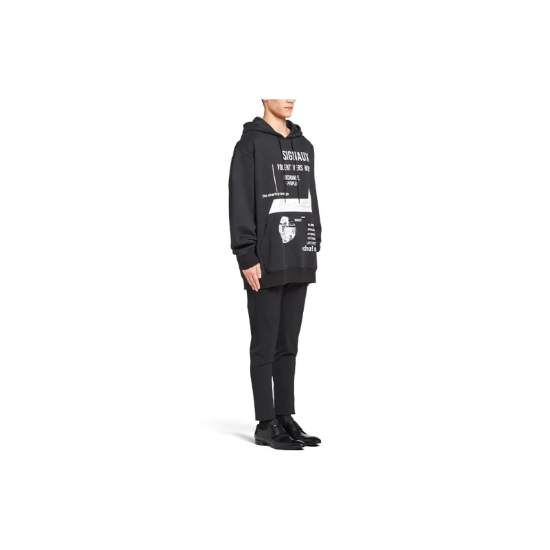 PRADA FW21 Sweatshirt Men's Black-3
