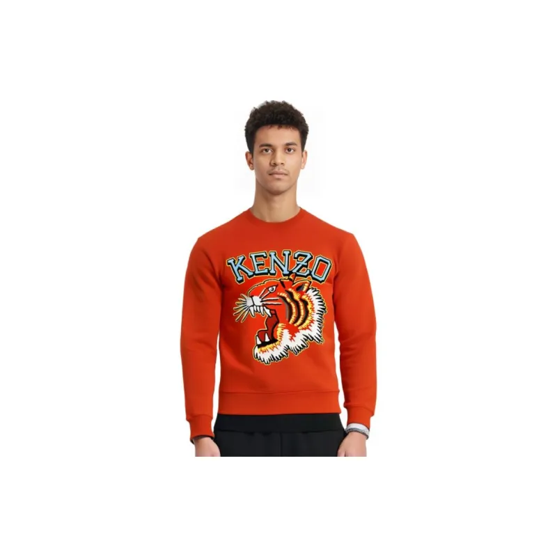 KENZO Sweatshirts Men Orange Red-7