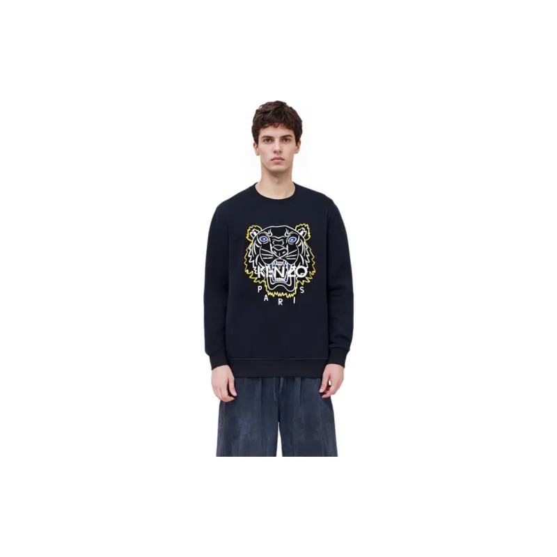 KENZO SS22 Classic Tiger Crew Sweat Black-4