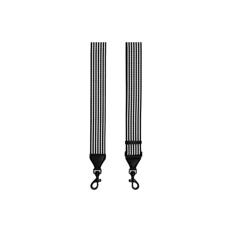REBECCA MINKOFF Fabric Bag Straps Women's Black & White-1