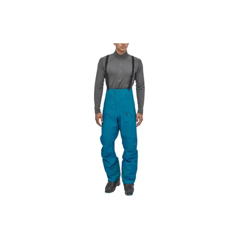 Patagonia Gore Tex PowSlayer Ski Pants Men's Peacock Blue-1