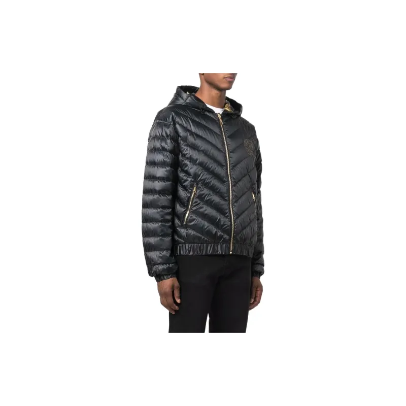 VERSACE JEANS COUTURE Down Jackets Men Black-3
