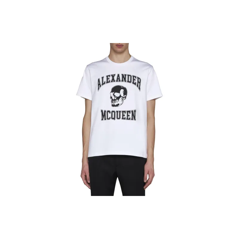 Alexander McQueen Graphic Printed Crewneck T Shirt-1