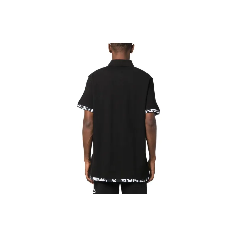 VERSACE JEANS COUTURE Polo Shirt Men's Black-2