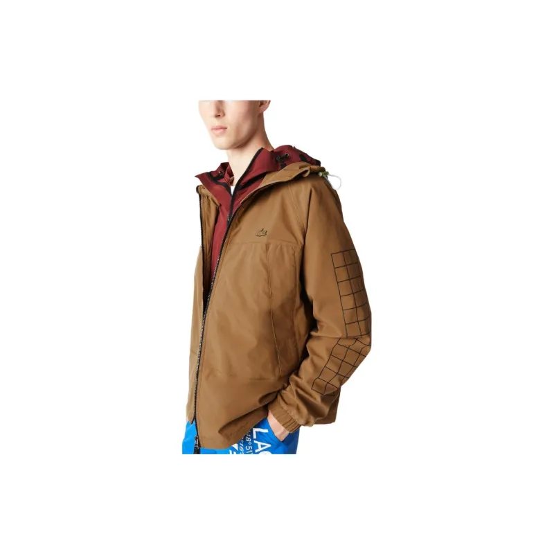 LACOSTE Jackets Coats Men's Brown-3