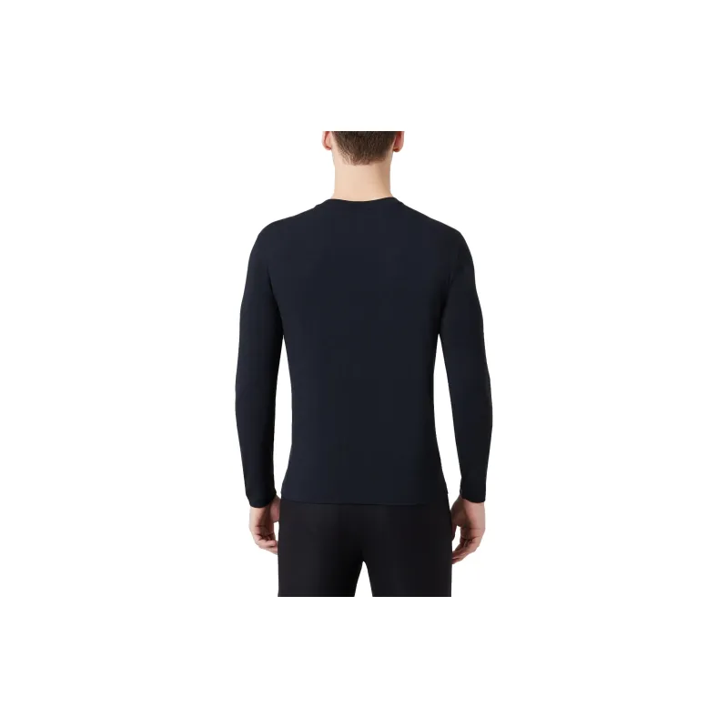 GIORGIO ARMANI Stretch Viscose Jersey Jumper With Crew Neck And Long Sleeves-2