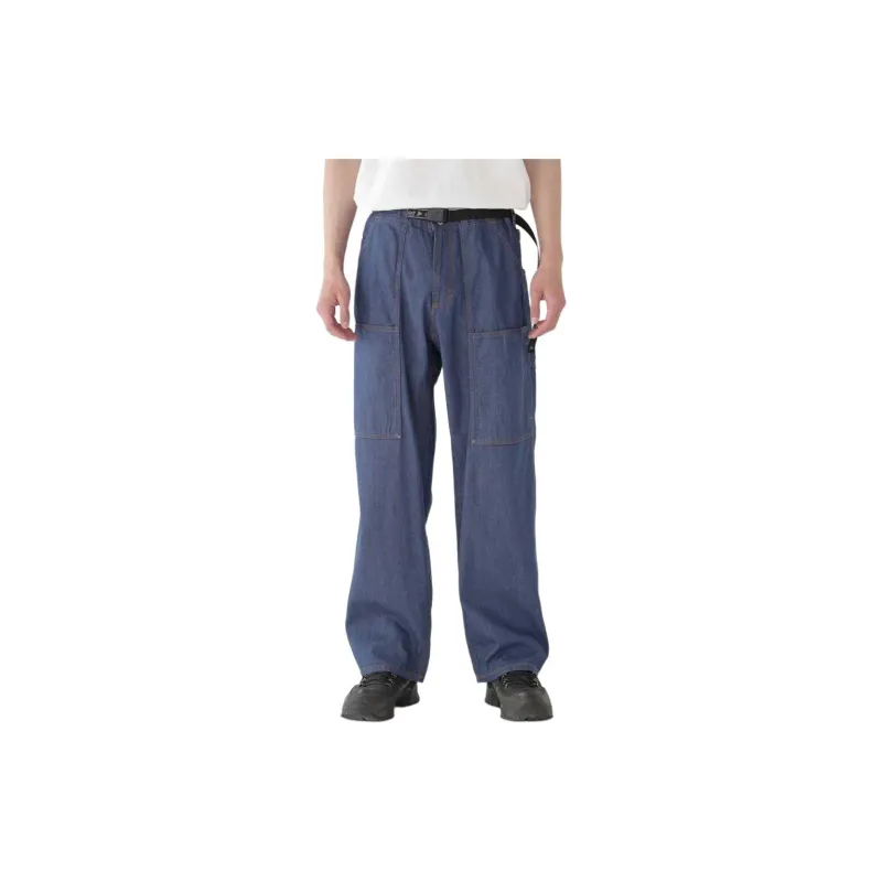 Gramicci X And Wander Jeans Unisex Blue-2