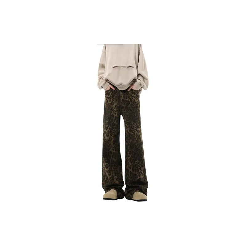 FOREVER 21 Jeans Unisex Leopard Print-1
