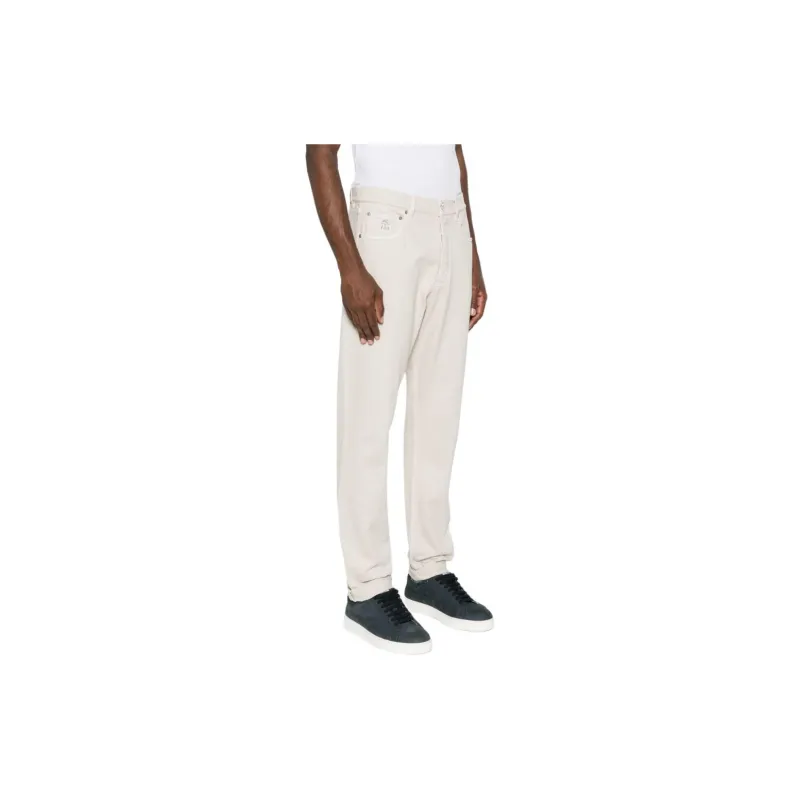 Brunello Cucinelli Mid rise Tapered Jeans-3