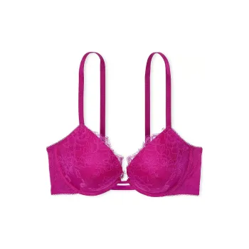 Victoria's Secret 24 Big Show Collection Very Sexy Rose Lace Push Up Bra Bra Women's Vibrant Pink
