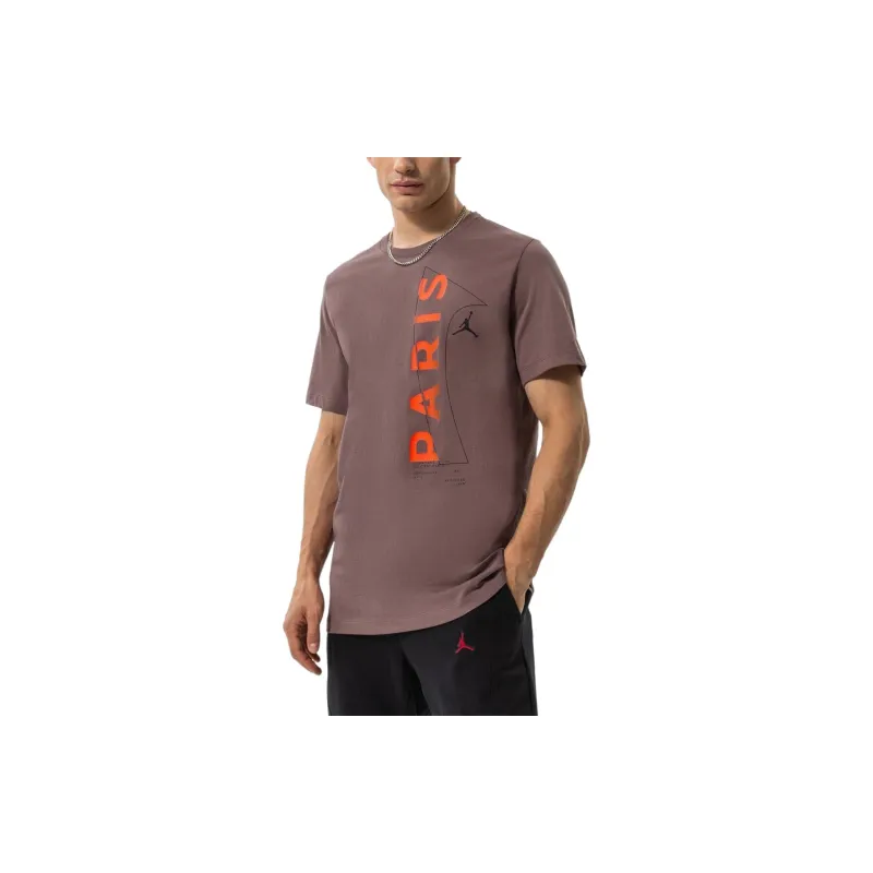 Nike T-Shirts Men Dark Brown-2