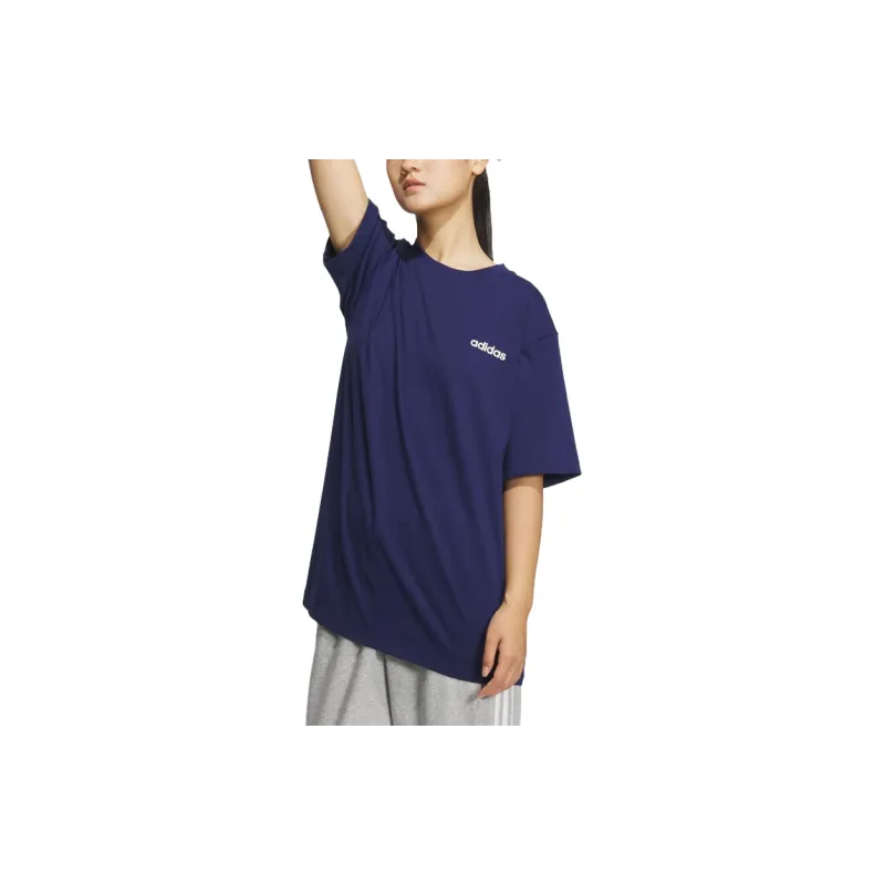 Adidas T Shirt Unisex Dark Blue-3