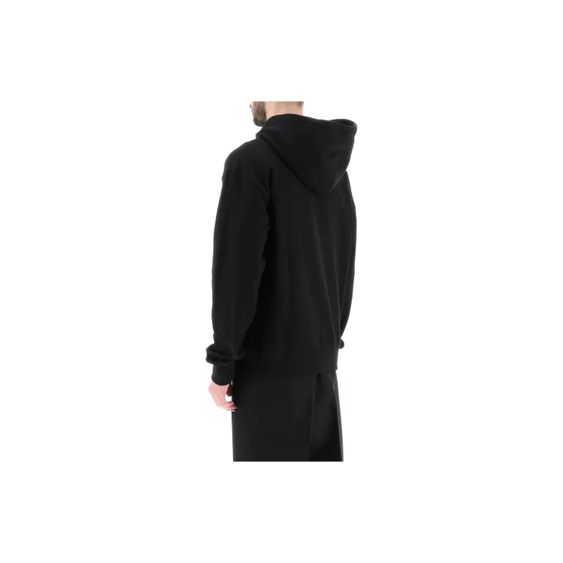 JIL SANDER + Logo Patch Long Sleeved Hoodie-2