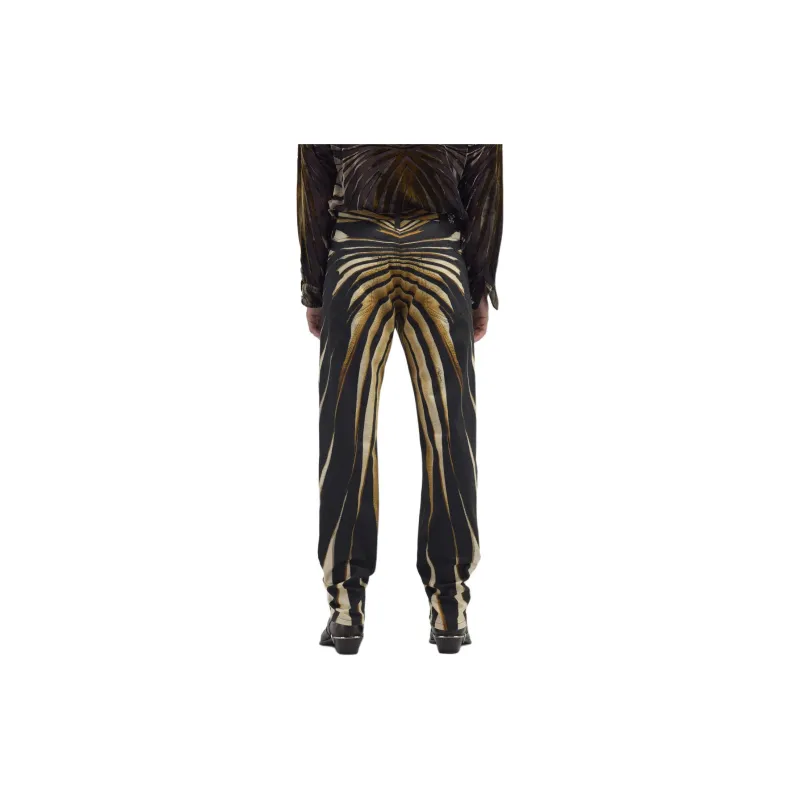 Roberto Cavalli Striped Trousers-1