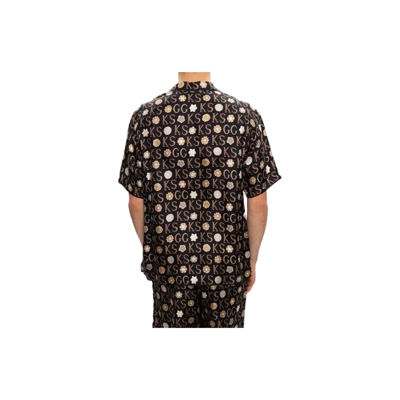 GUCCI Shirts Men Black Brown-2