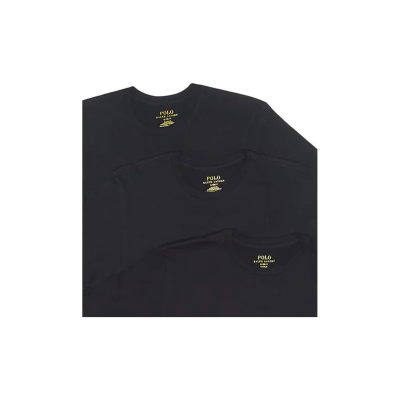 Polo Ralph Lauren T Shirt Men's 3 Pack Black-2