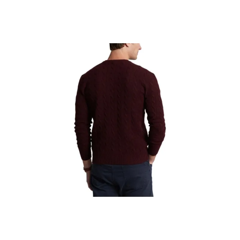 Polo Ralph Lauren FW22 Knitwear Men's Red Brown-2